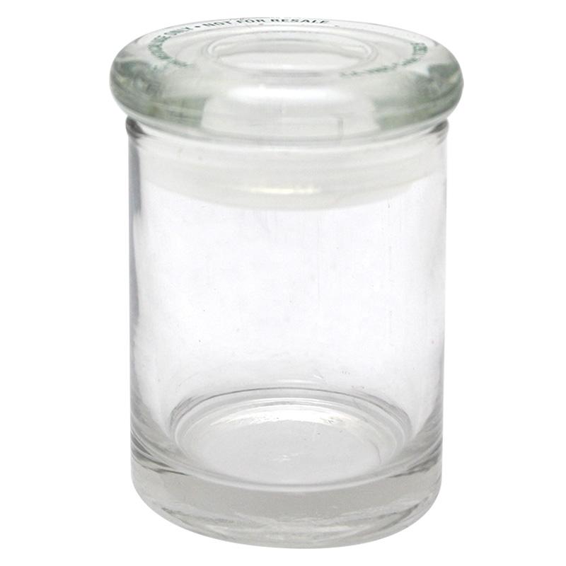 Small Clear Glass Jar