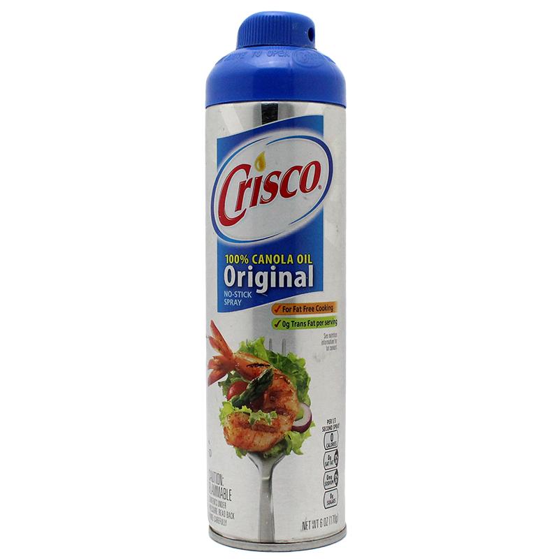 Crisco Spray Safe Can