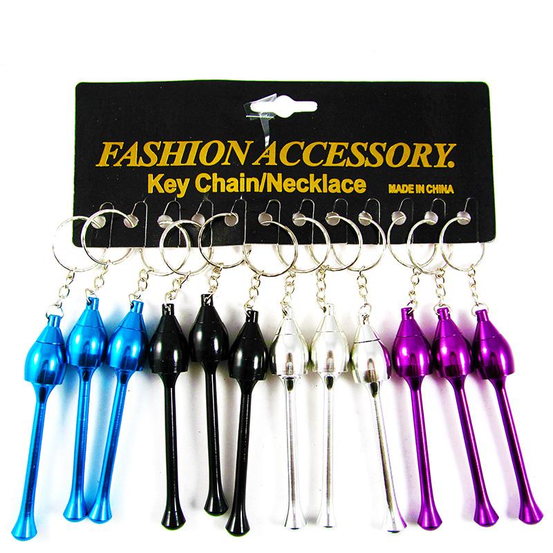 Mushroom Keychain/Necklace Metal Chillum