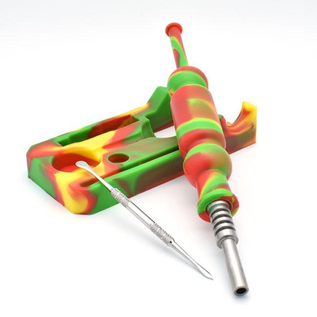 8" Silicone Nectar Collector with Tray