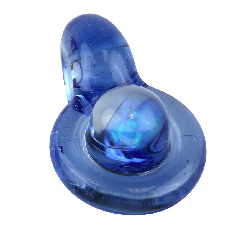 Fancy Glass Opal Saturn Carb Cap Pendant