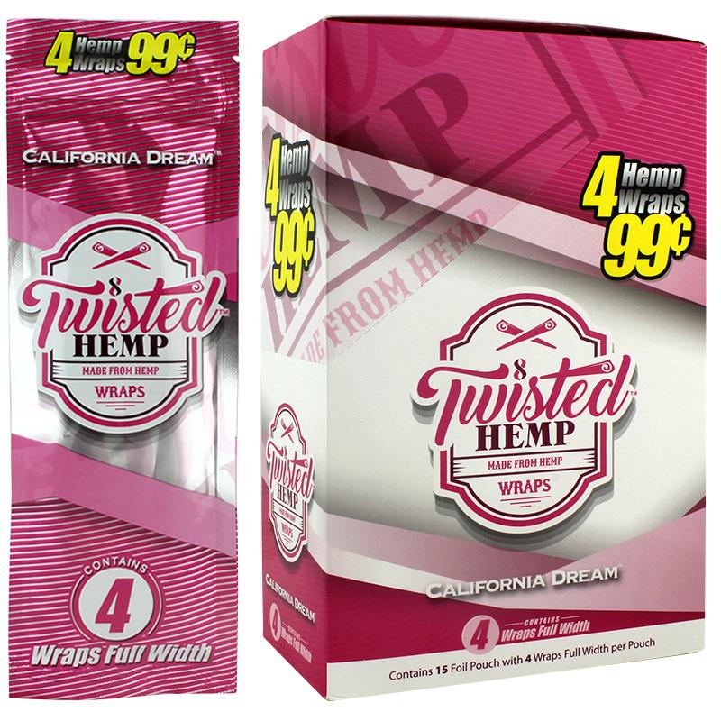 Twisted Hemp Wrap California Dream Flavor
