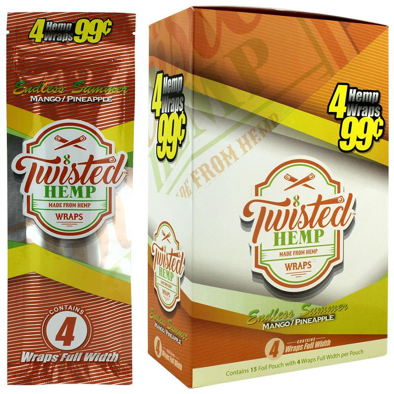 Twisted Hemp Wrap Endless Summer Mango/Pineapple Flavor