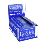 Randys Unbleached Cigarette Rolling Papers 1.25 24 countPack of 25