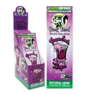 Skunk Brand Terp Enhanced Grape Soda Hemp Wraps Pack of 25